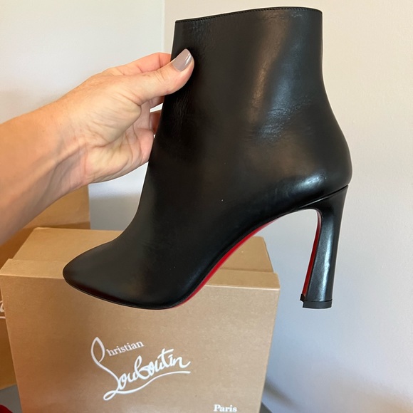 Christian Louboutin black high heel booties - Picture 3 of 8